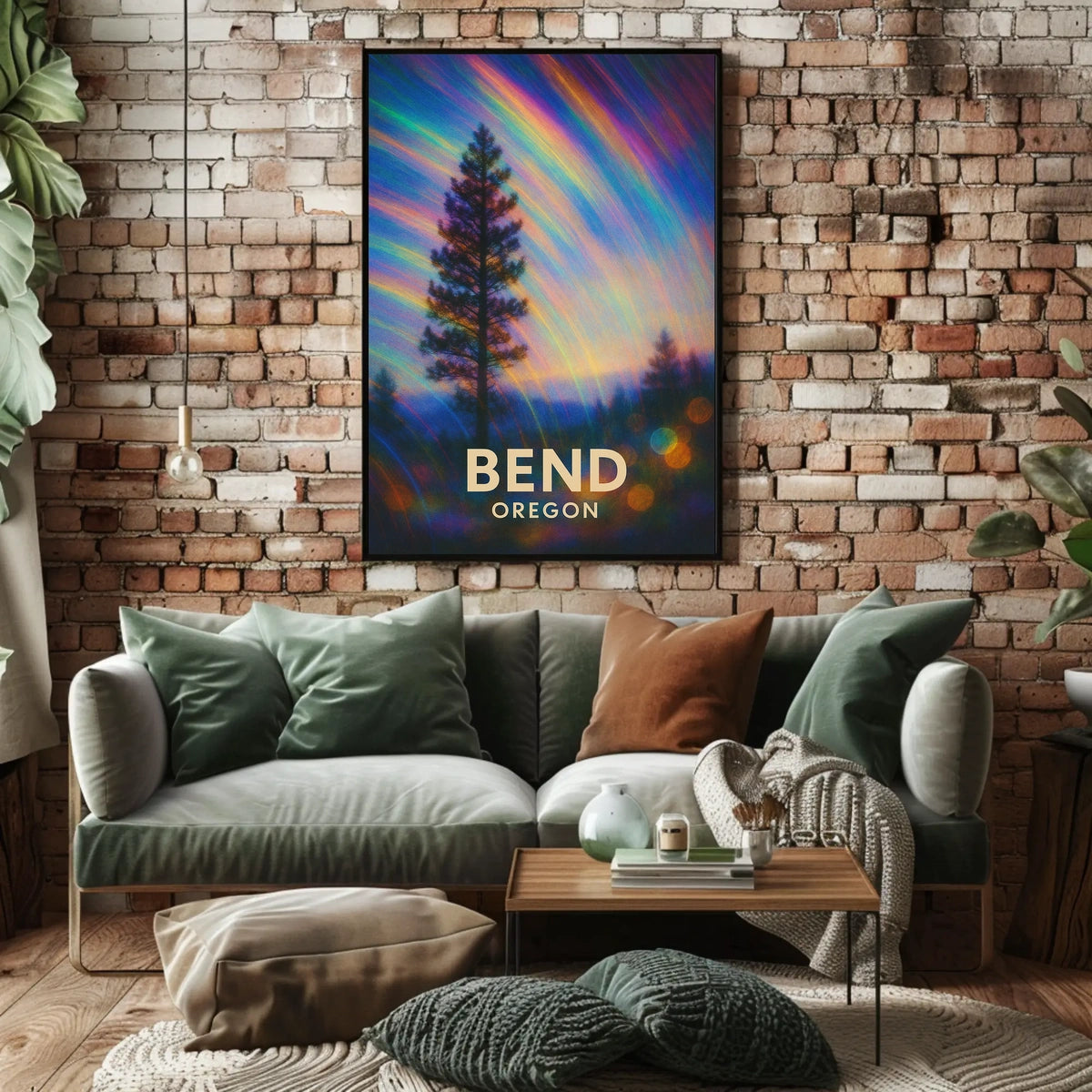 Bend Oregon Scenic Travel Photography Realism Poster