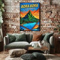 Bora Bora Island Paradise Poster