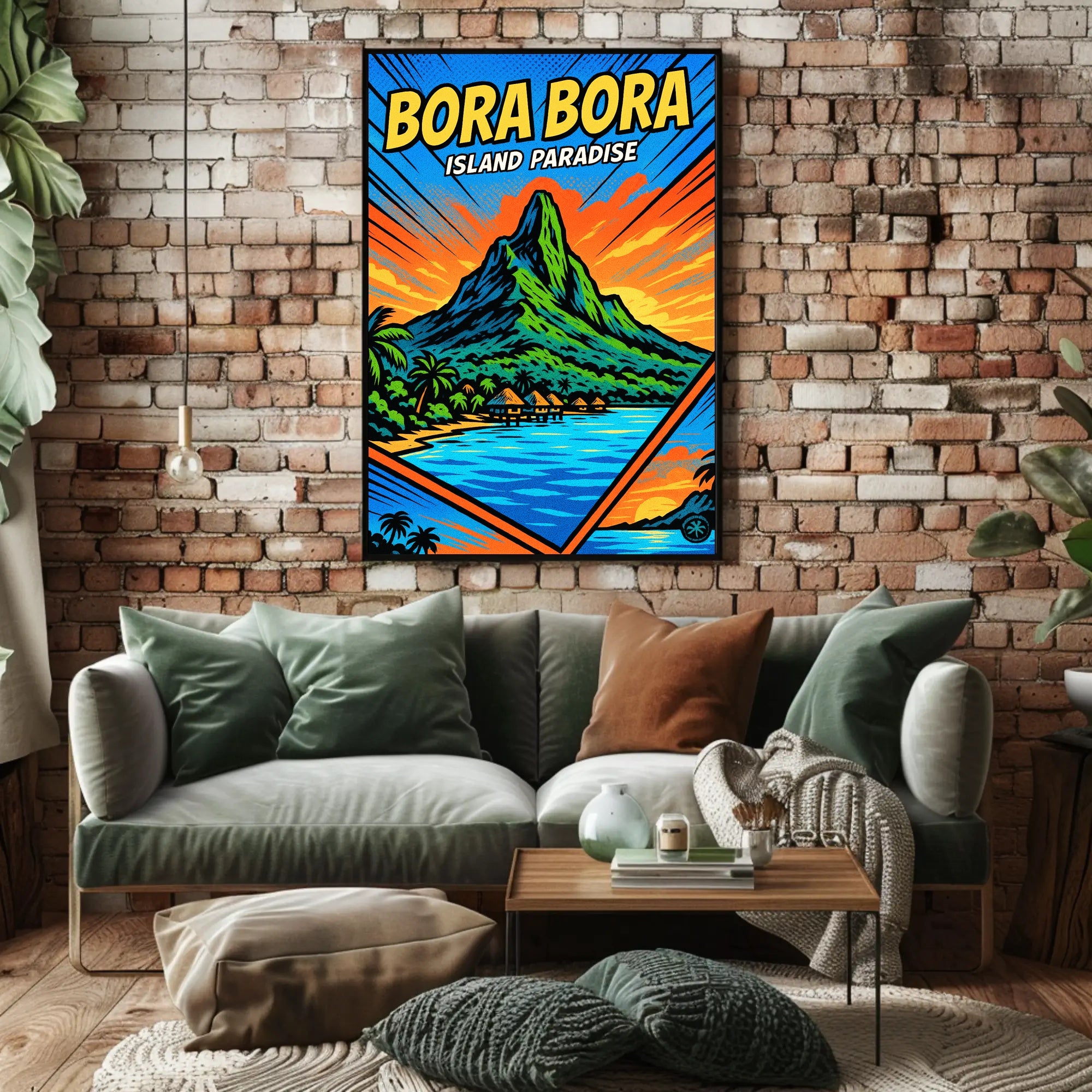 Bora Bora Island Paradise Poster