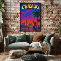 Chicago Vibes Poster PosterGoat