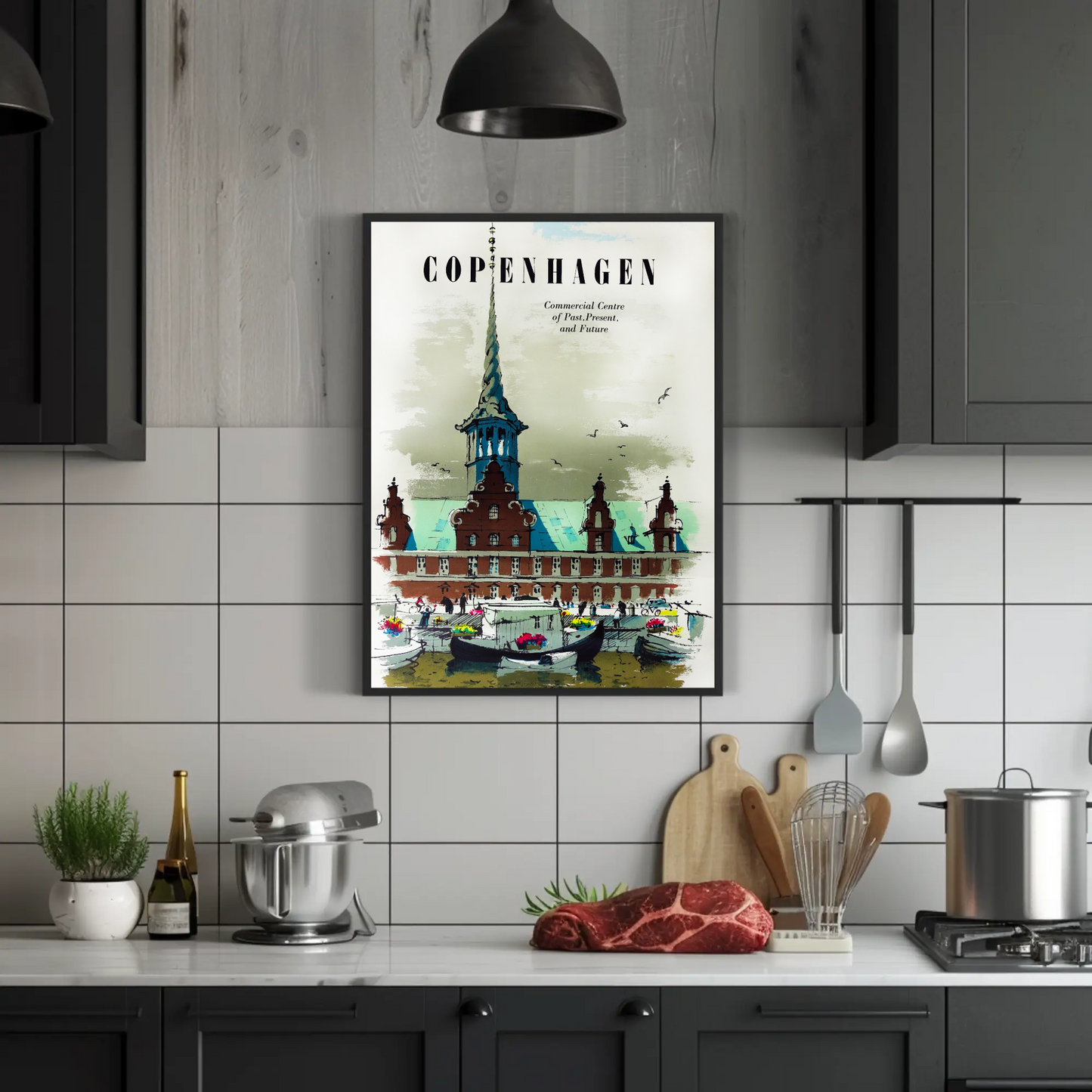 Copenhagen Travel Poster