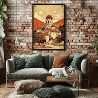 Serene Byzantine Landscape Poster