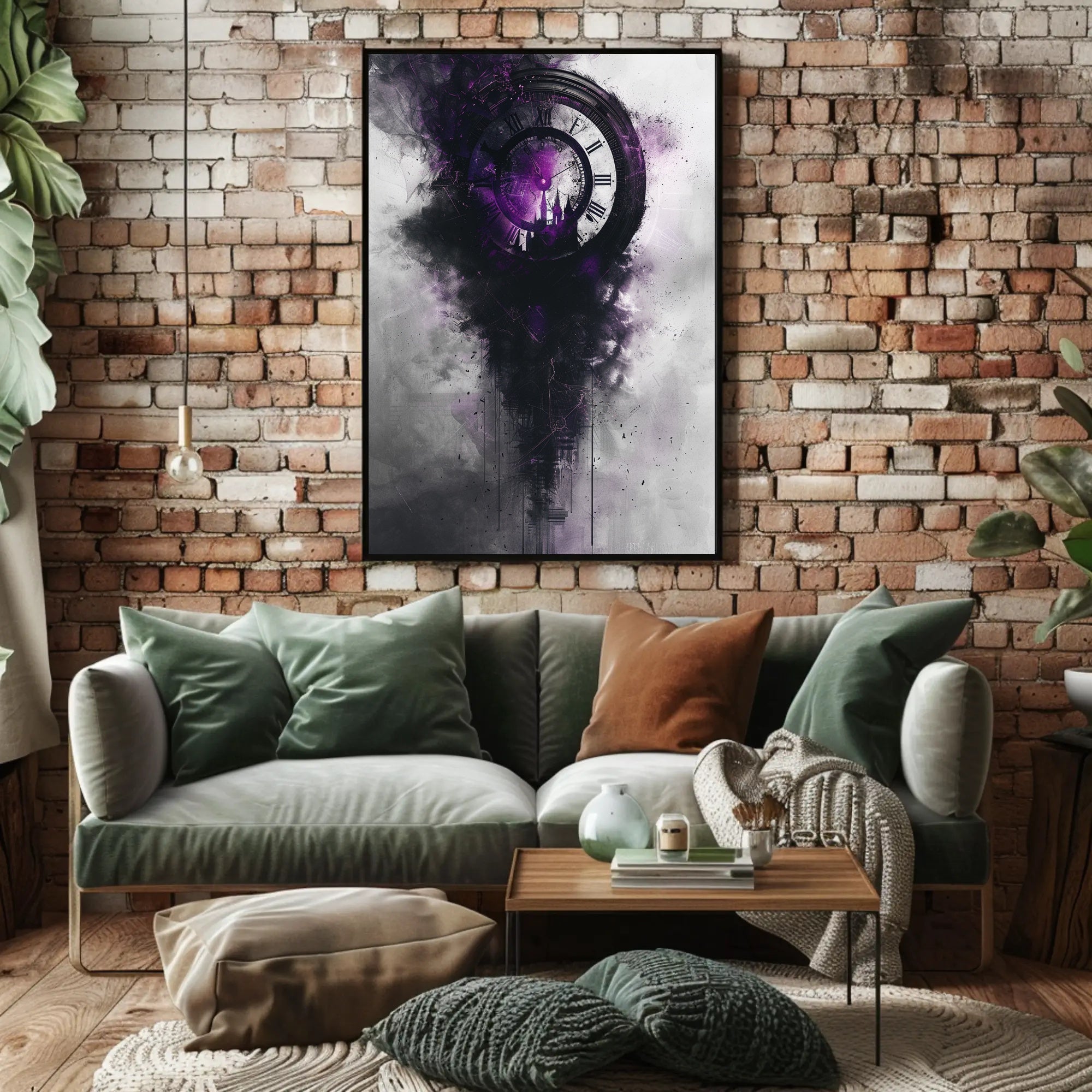 Ancient Egyptian Cosmic Crow Surrealism Art Poster PosterGoat