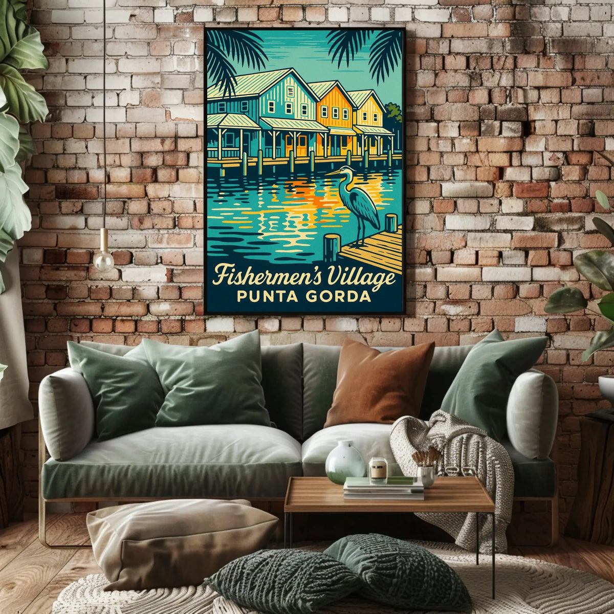 FishermenS Village Punta Gorda Poster