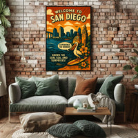 Welcome To San Diego Poster