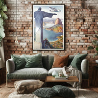 Soaring Over Rio Poster PosterGoat