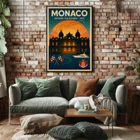 Monaco 1975 Beyong the Riviera Poster