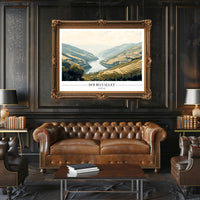 Douro Valley Portugal Scenic Travel Poster