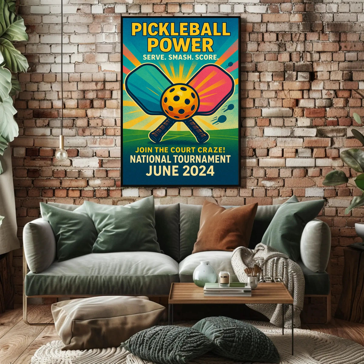 Pickleball Power Tournament 2024 Poster