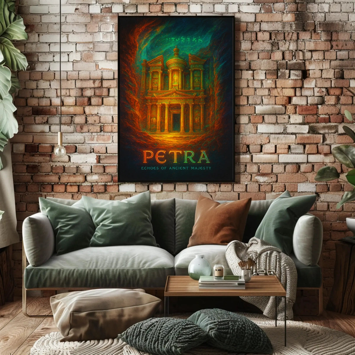 Petra Echoes of Ancient Majesty Poster