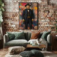 Historical Military Abstract Art Poster - Historical or Presidential Poster