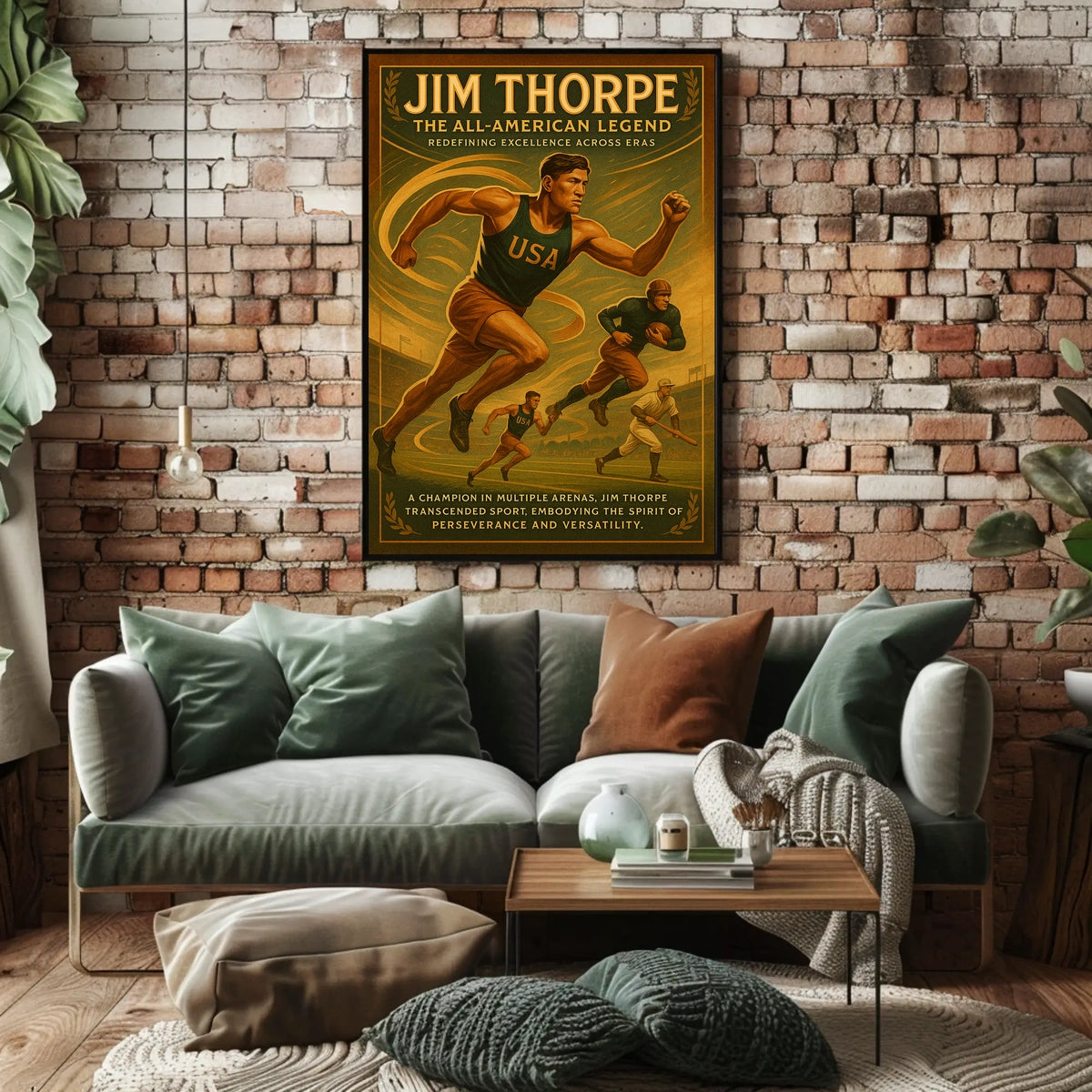 Jim Thorpe The All-American Legend Jim Thorpe Poster