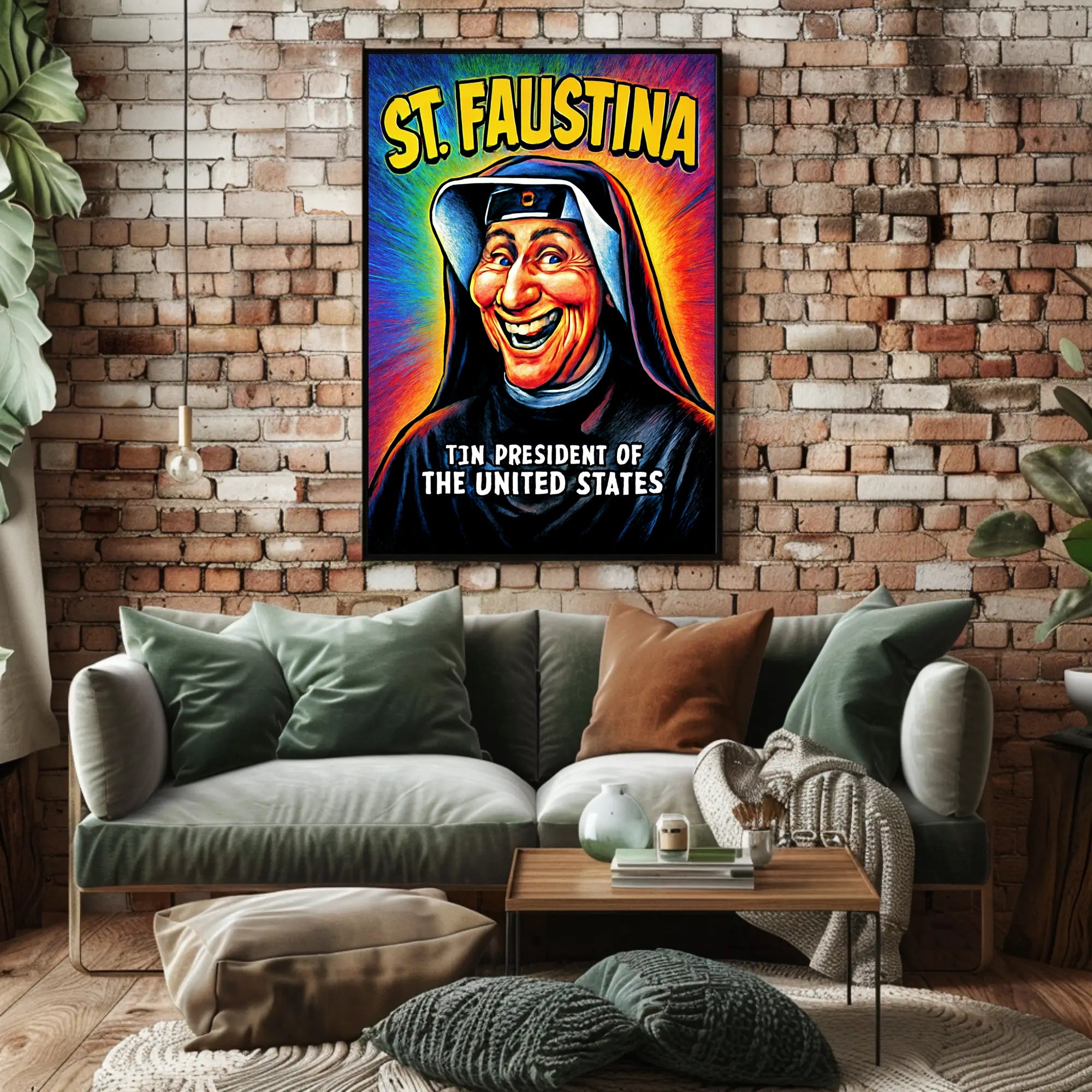 St. Faustina - Tin President of the United States Poster PosterGoat