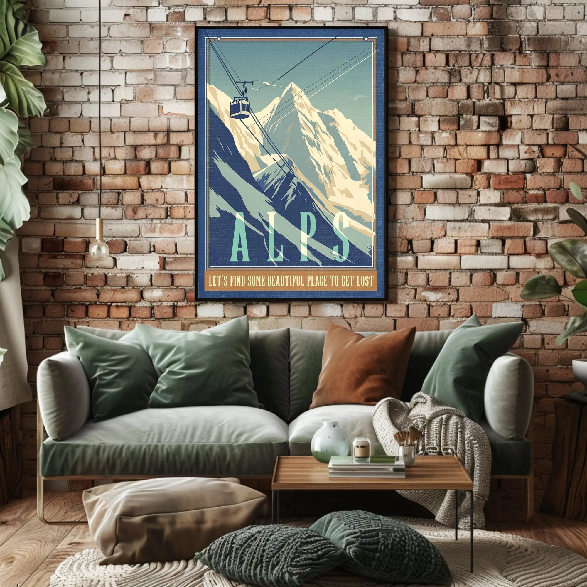 Discover the Alps Poster
