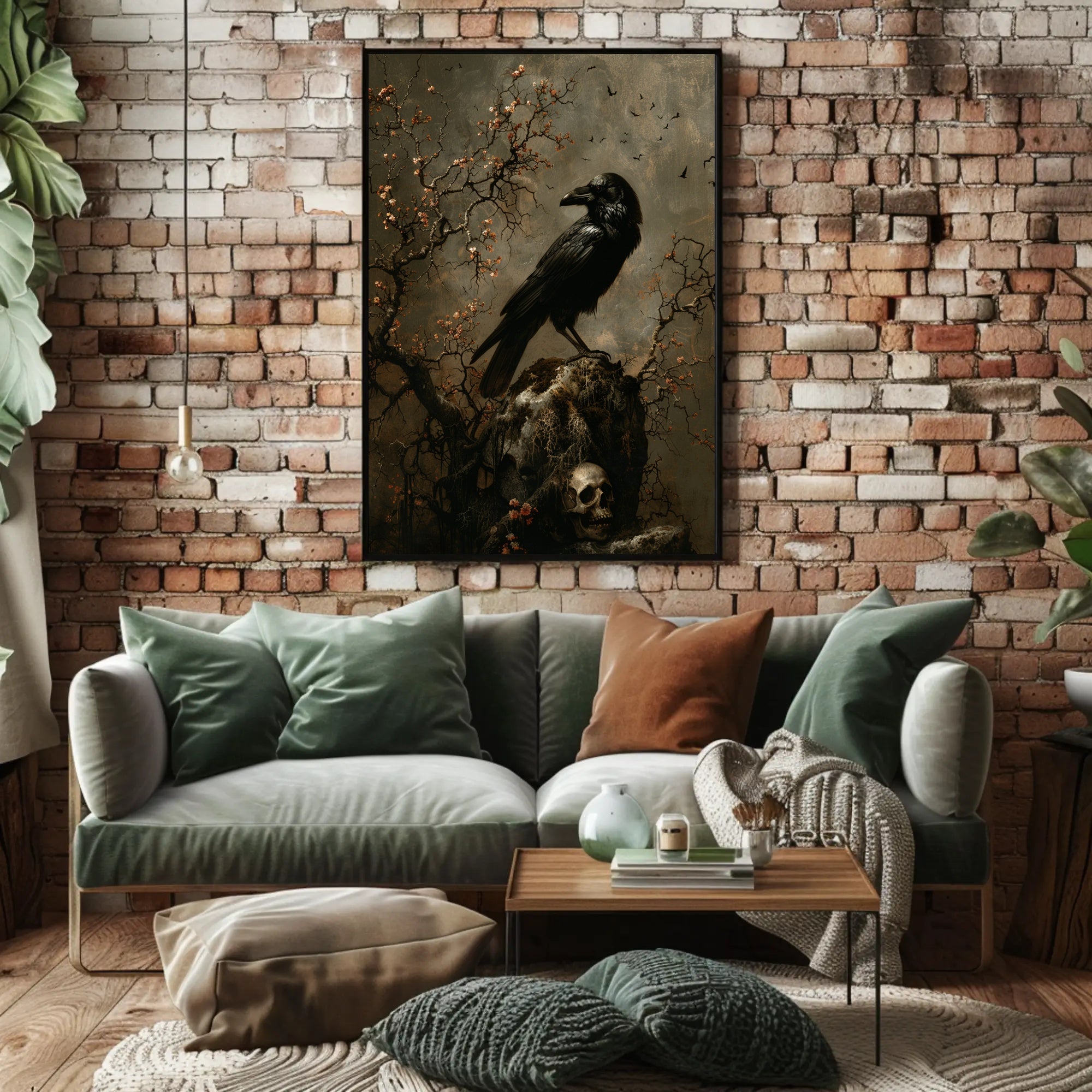 The Raven's Perch Wall Art Poster for Home Decor and Nature Lovers PosterGoat