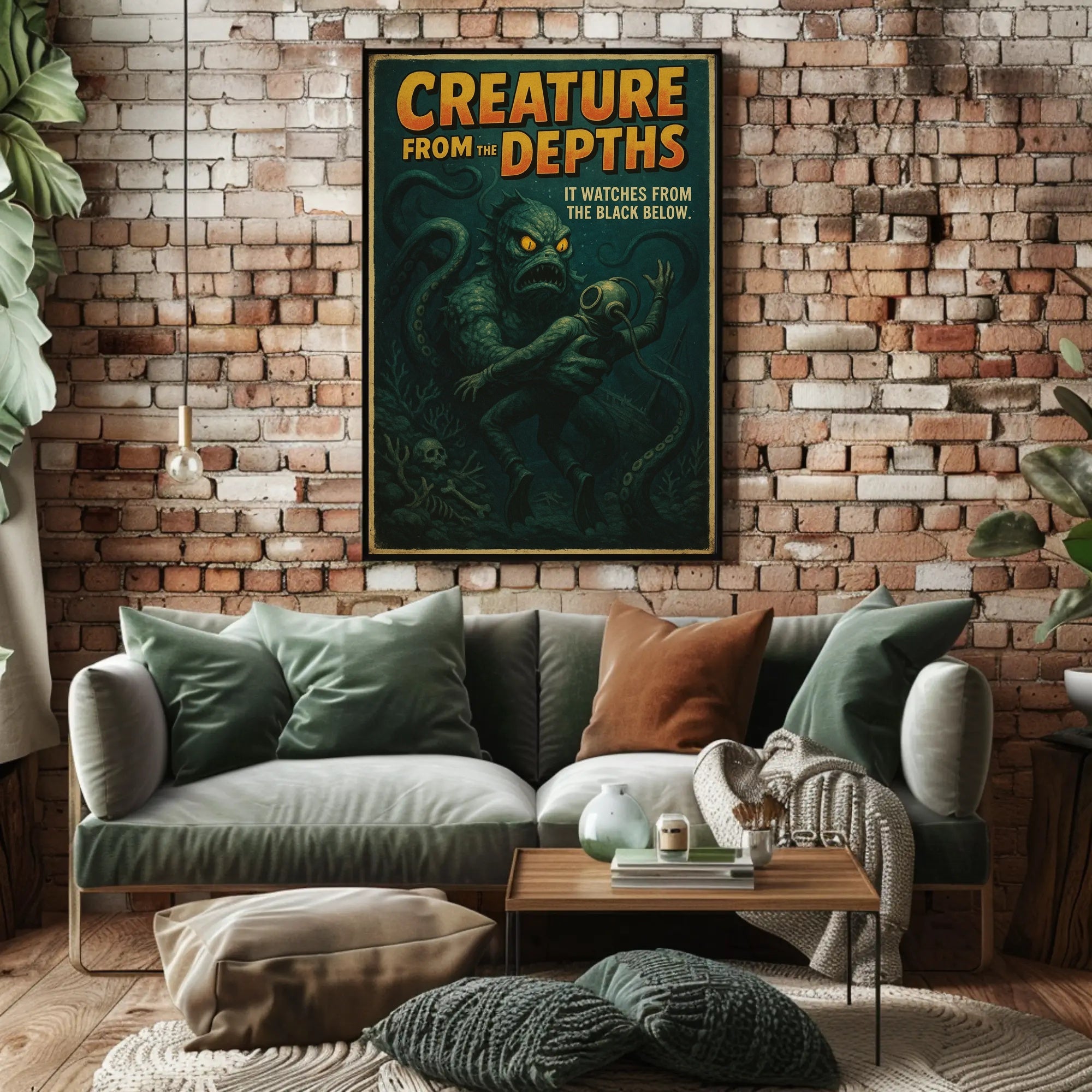 Creature from the Depths Fantasy or Mythology Poster