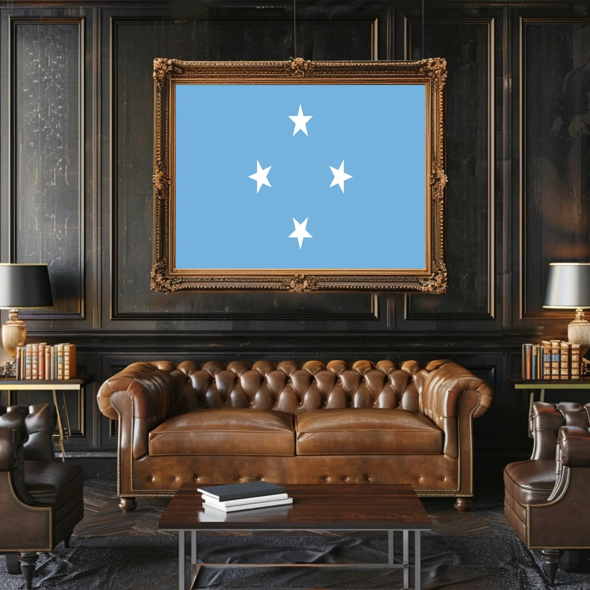 Micronesia, Federated States of Flag Poster