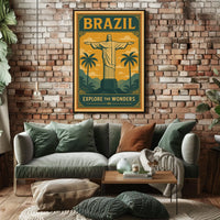 Explore the Wonders of Brazil Poster