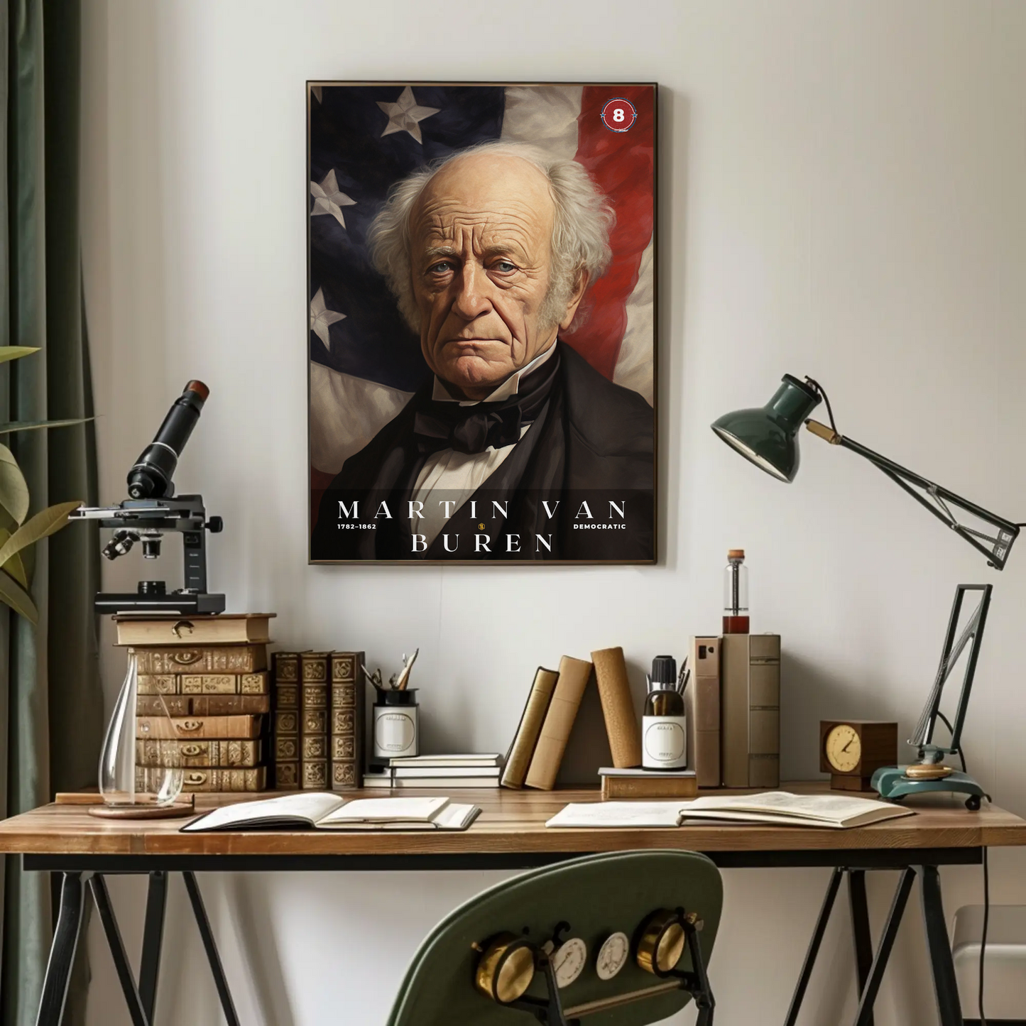 Martin Van Buren 8th President Of The United States Portrait