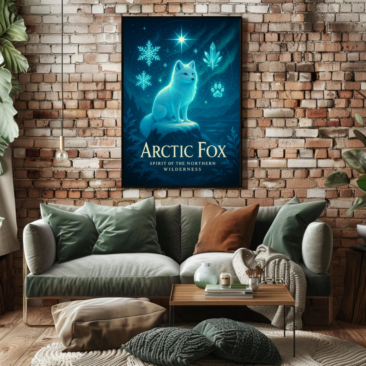 Arctic Fox Spirit of the Northern Wilderness Poster