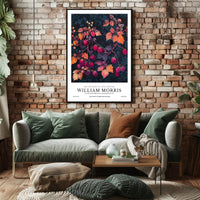 William Morris Cotton Prints Exhibition Poster