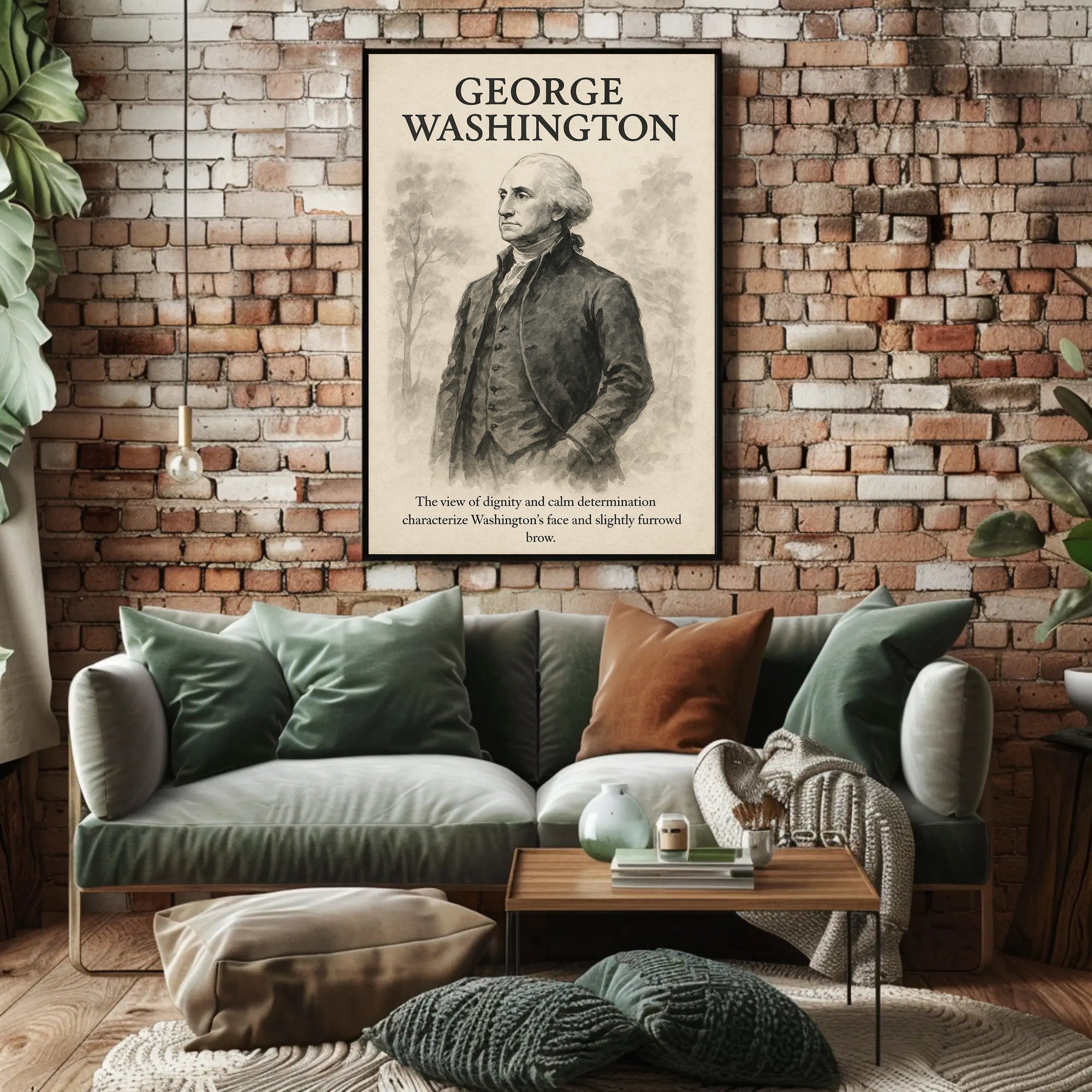George Washington Vintage Presidential Historical Poster PosterGoat