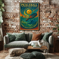 Pickleball The Rising Star of Sports Poster