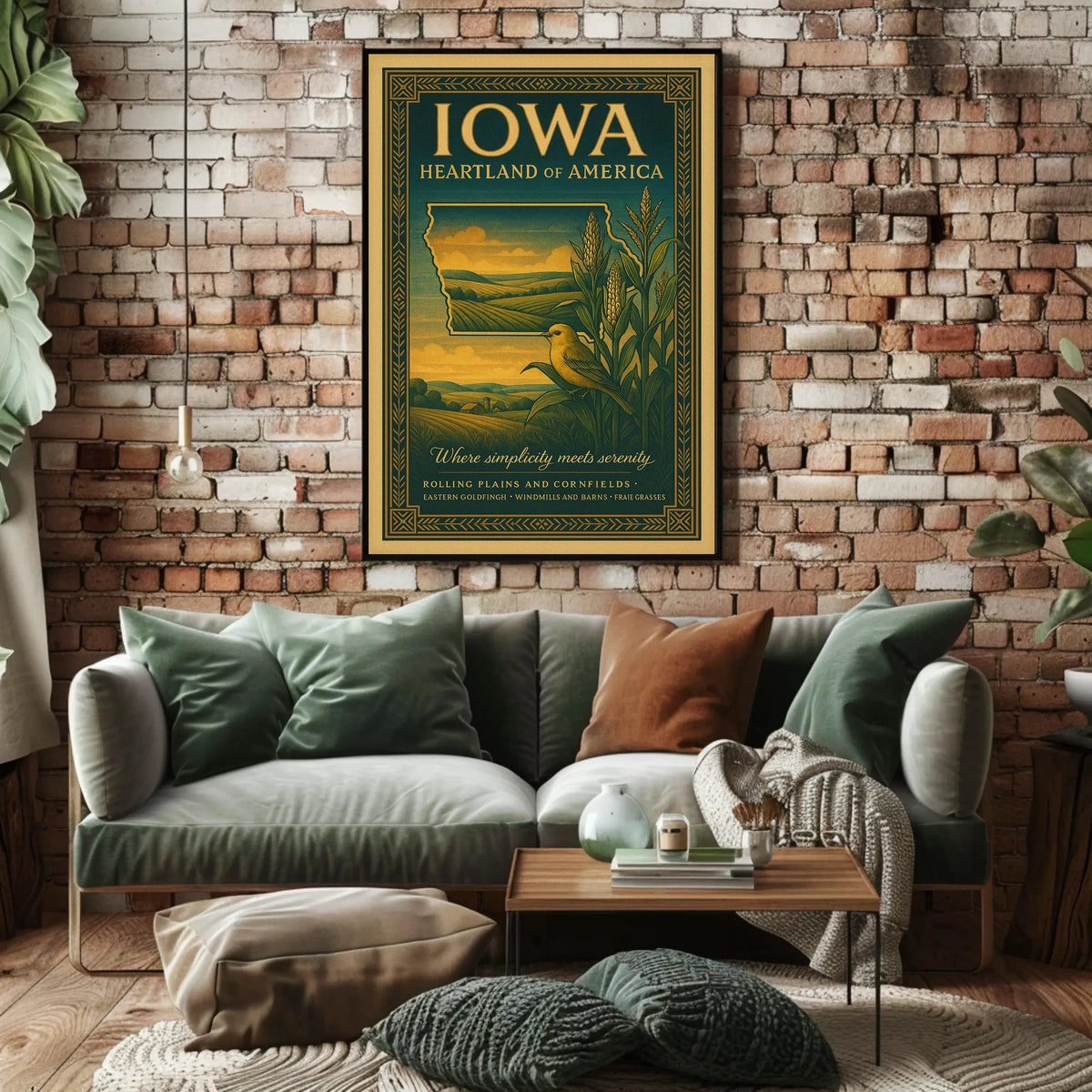 Iowa Heartland of America Poster