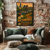 Richmond, Virginia Scenic Poster
