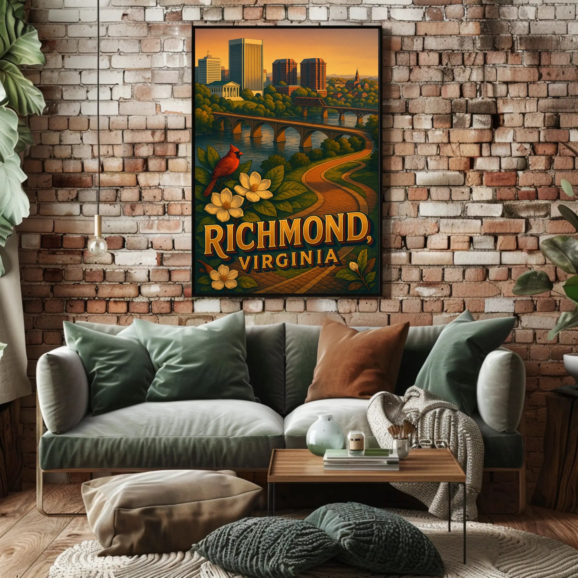 Richmond, Virginia Scenic Poster