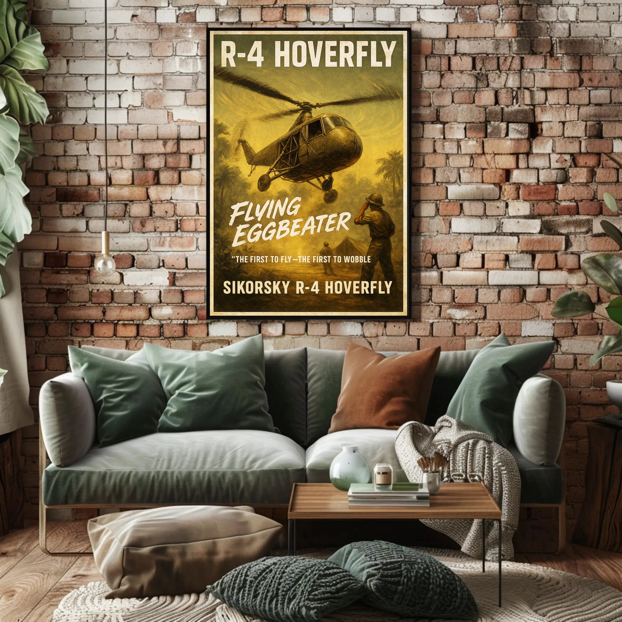 Sikorsky R-4 Hoverfly Poster PosterGoat