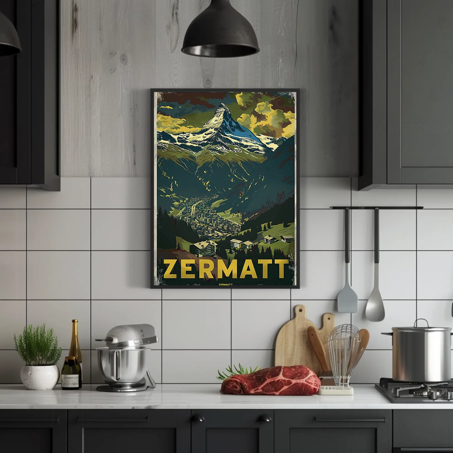 Zermatt Vintage Poster