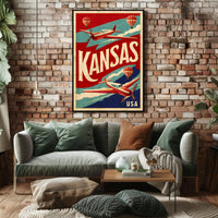 Kansas Aviation Adventure Poster