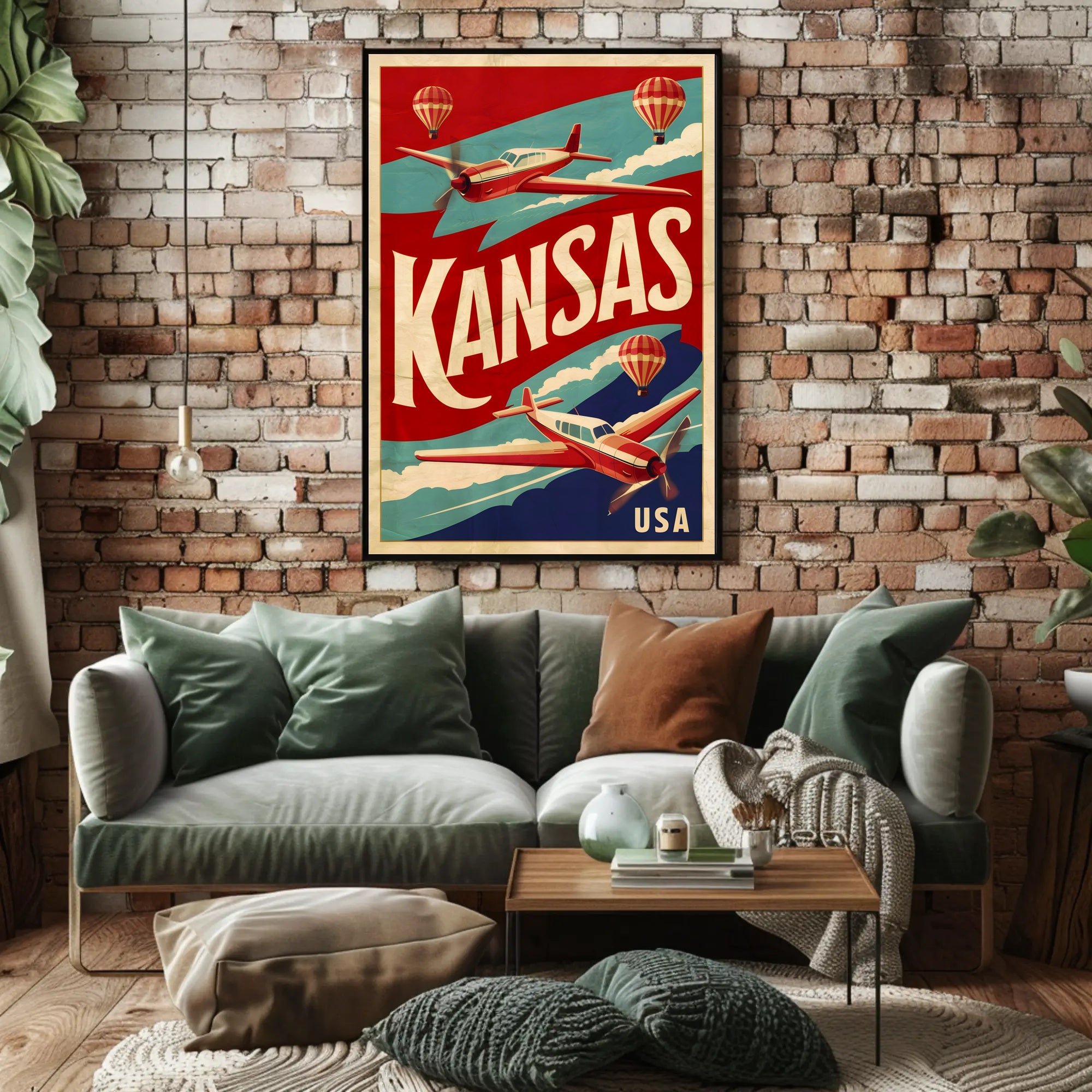Kansas Aviation Adventure Poster