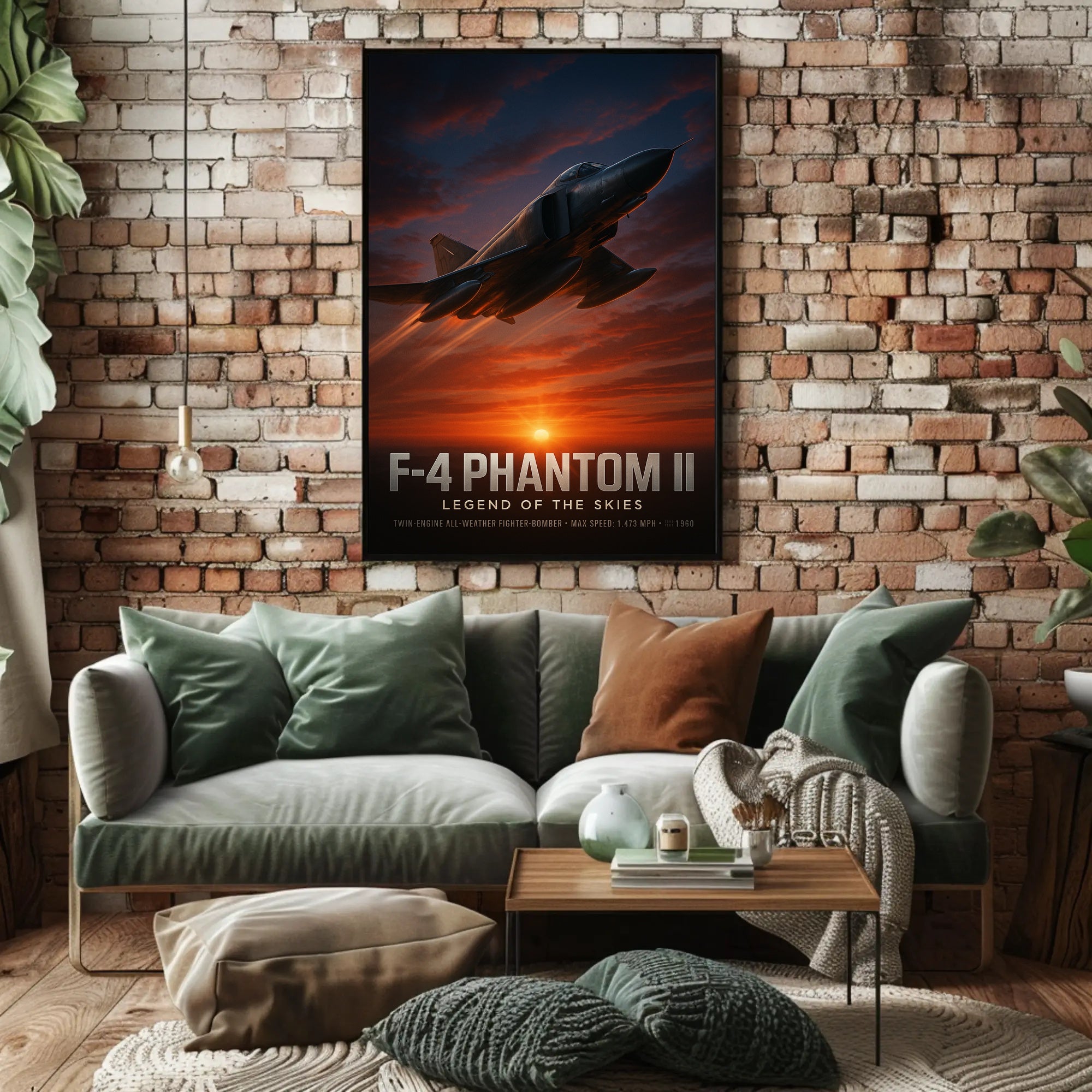 F-4 Phantom II Legend of the Skies Poster PosterGoat