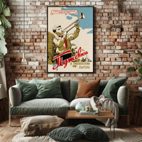 Soviet Era Youth Camp Inspirational Propaganda Poster