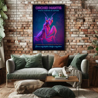 Orchid Mantis Mystic Hunter of Nature Poster