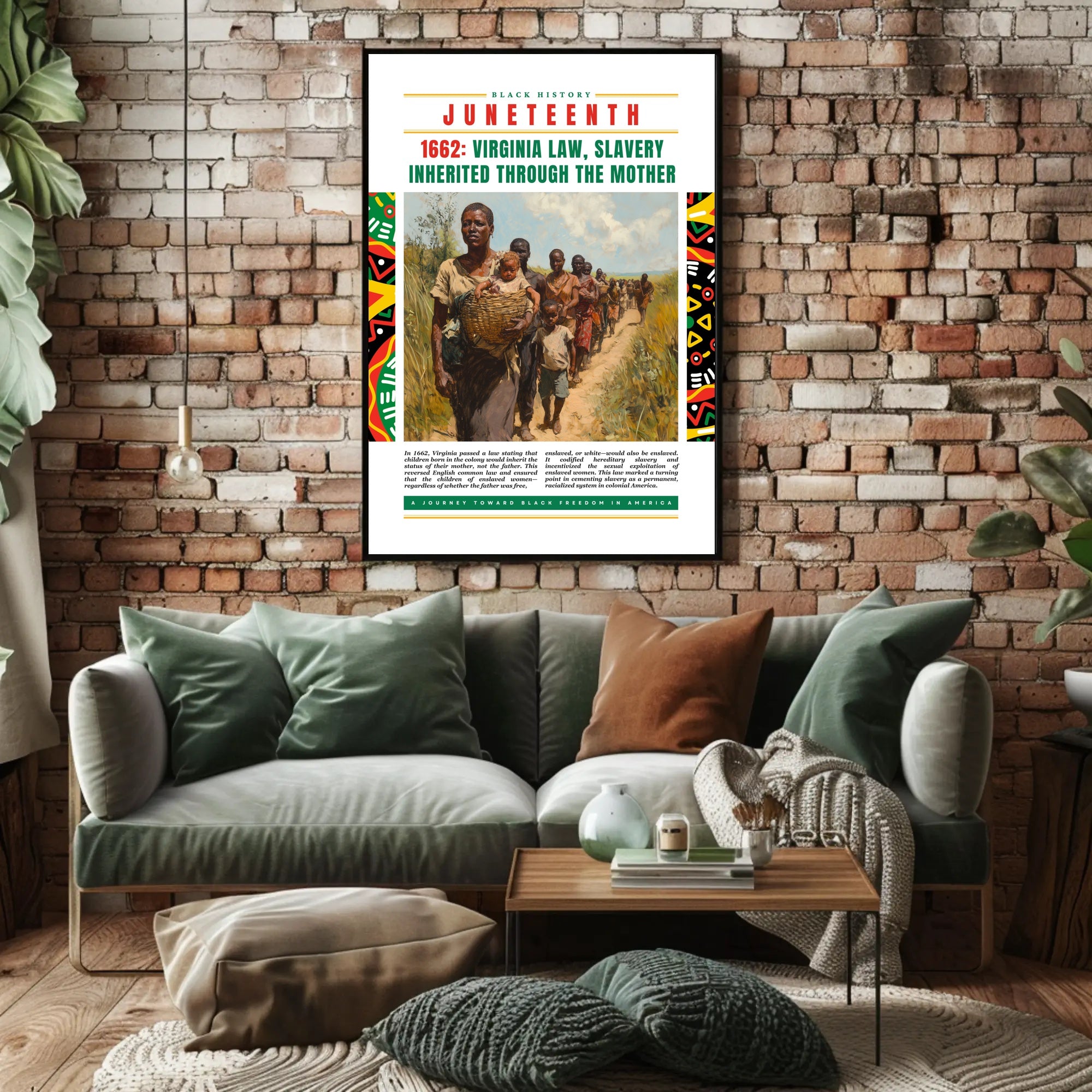 Black History Journey: Educational or Infographic Poster