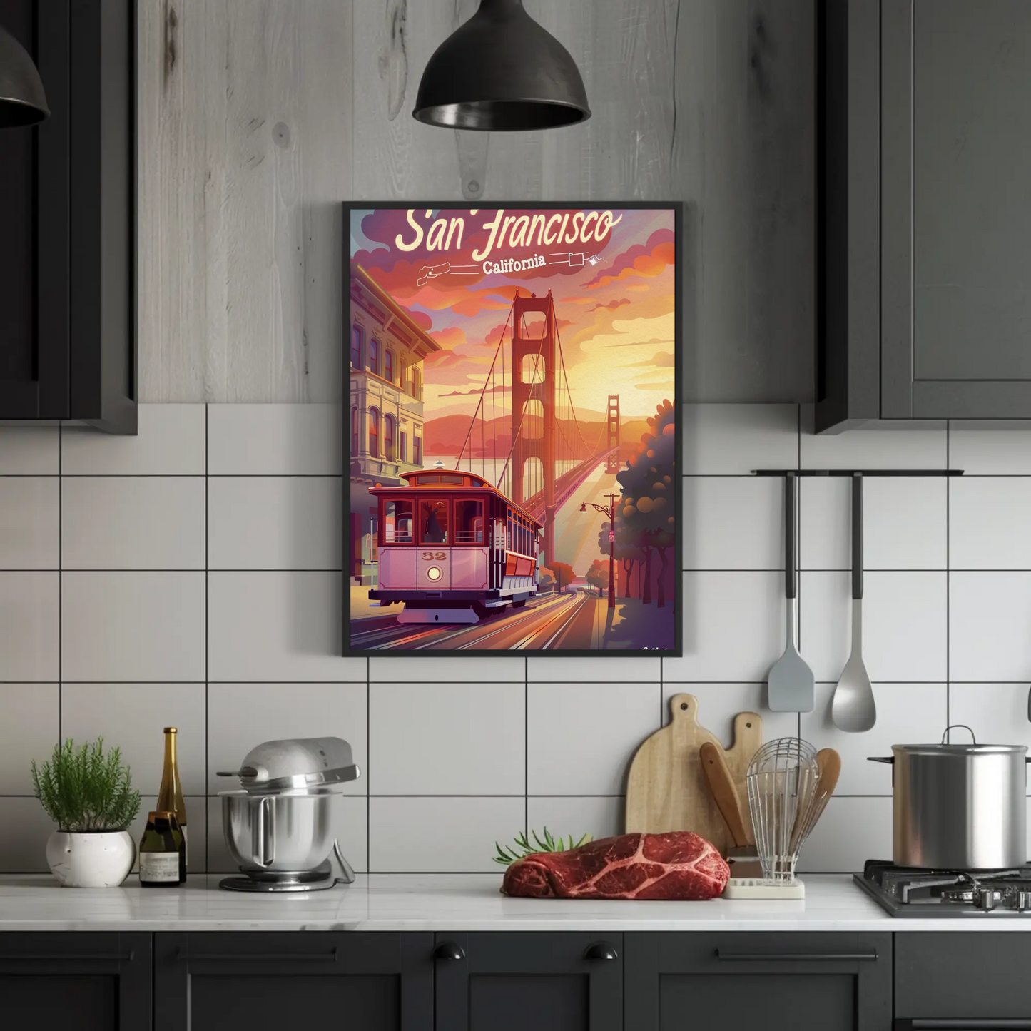 San Francisco Vintage Poster
