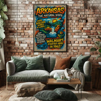 Arkansas The Natural State Poster