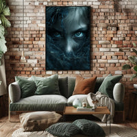 Breathtaking Abstract Landscape Poster: Vibrant Colors, Dynamic Horizon PosterGoat