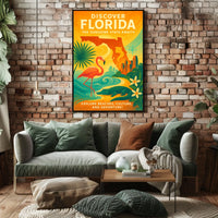 Discover Florida The Sunshine State Awaits Poster