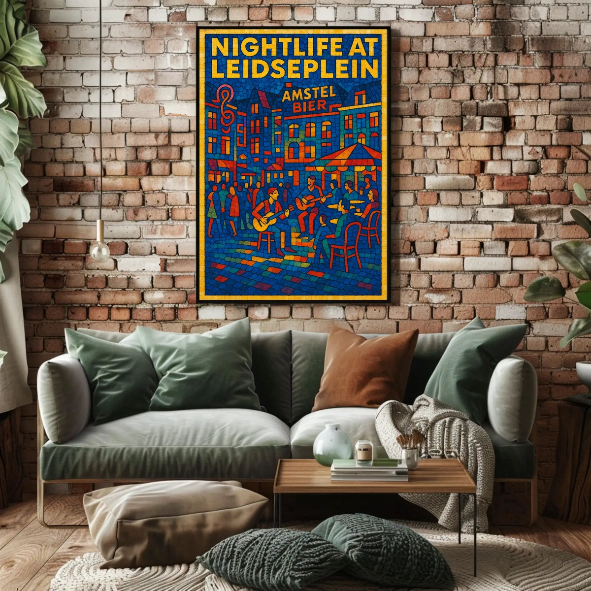 Nightlife at Leidseplein Poster