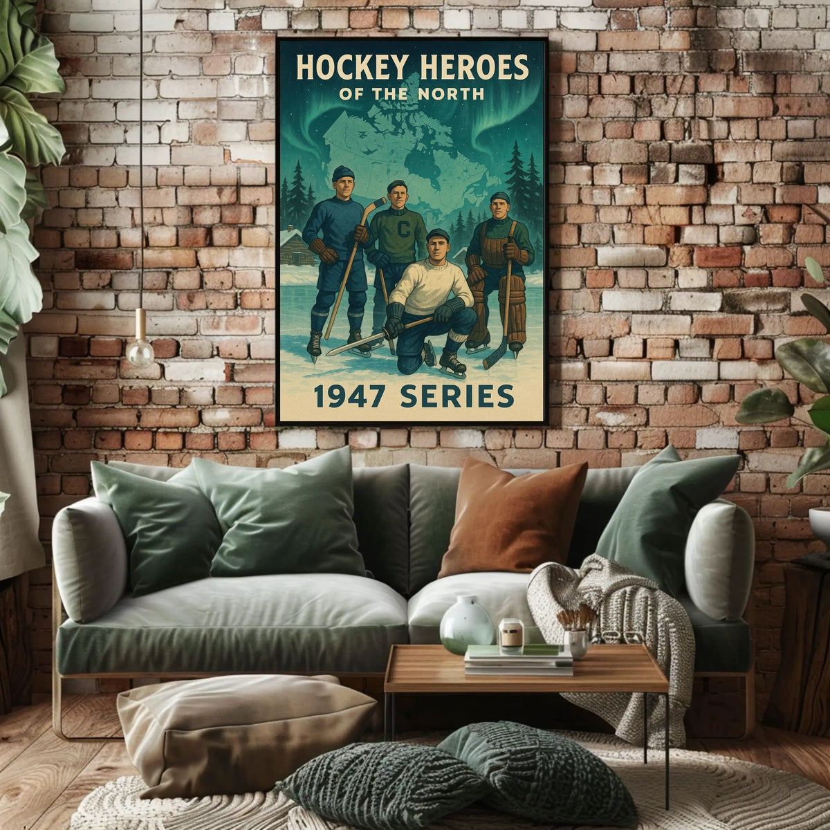 Hockey Heroes of the North 1947 Series Poster
