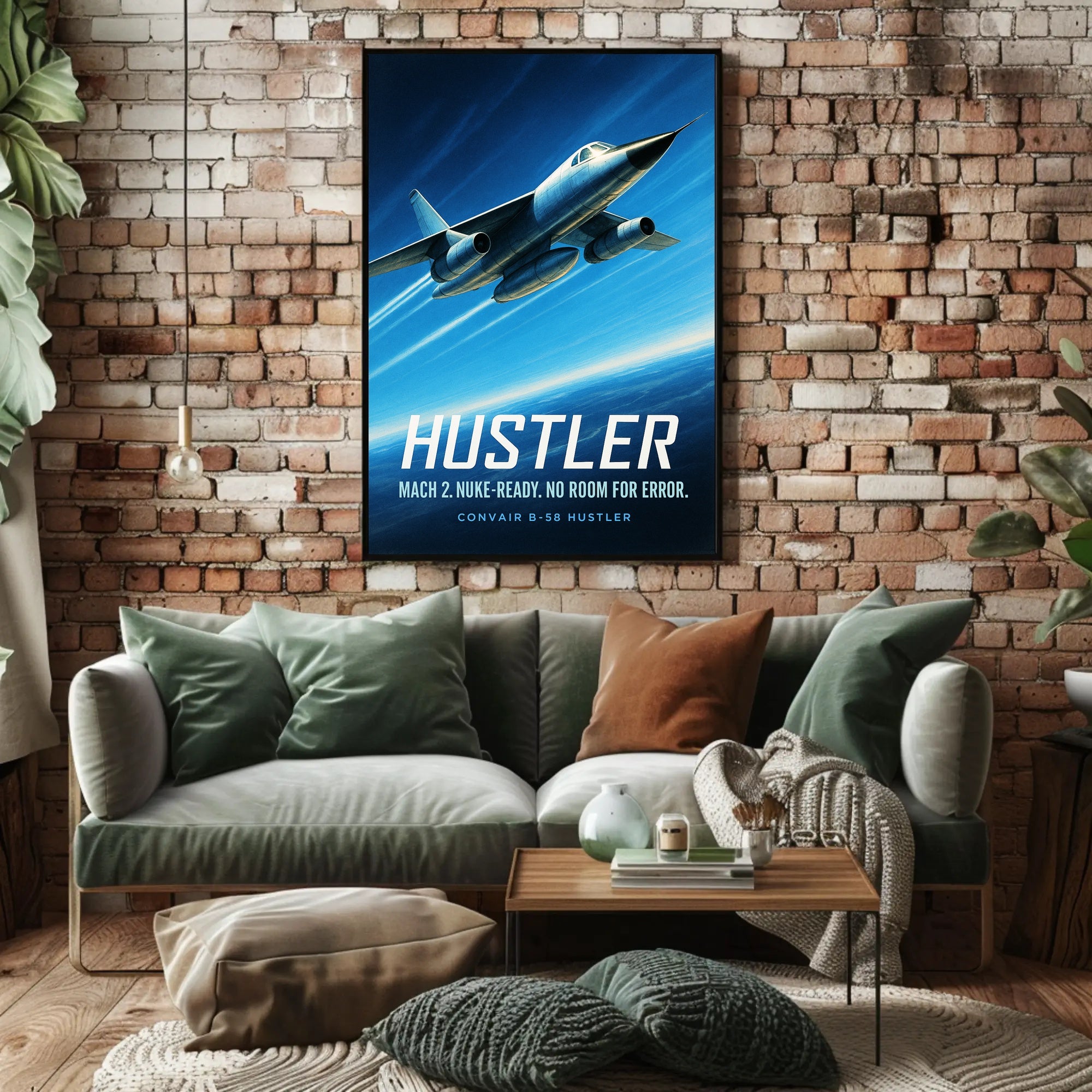 Convair B-58 Hustler Mach 2 Nuke-Ready Poster PosterGoat