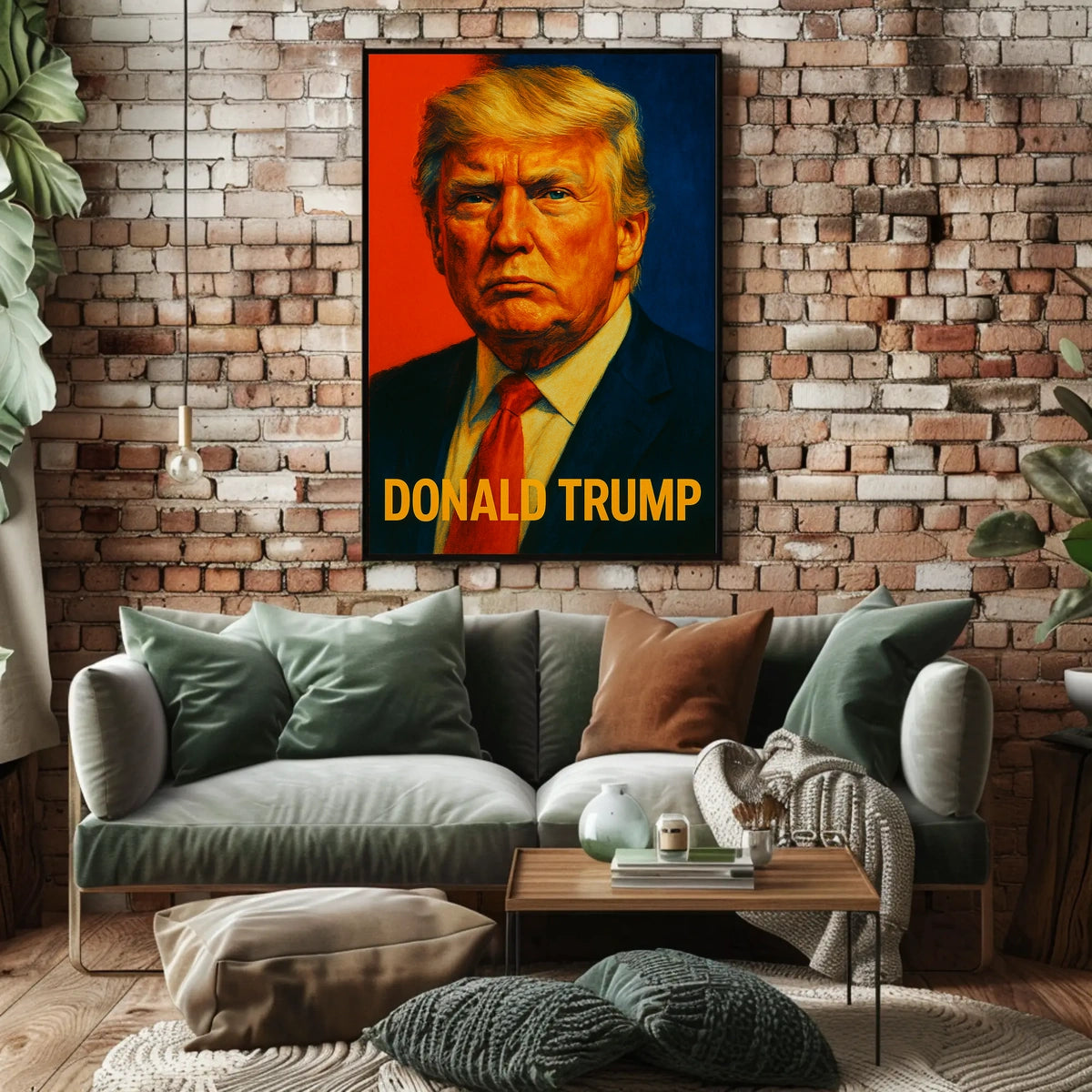 Donald Trump Scenic Patriotic Poster