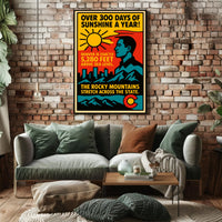 Colorado Sunshine and Elevation Poster
