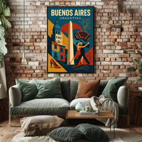 Buenos Aires  A Vibrant Cityscape Poster PosterGoat