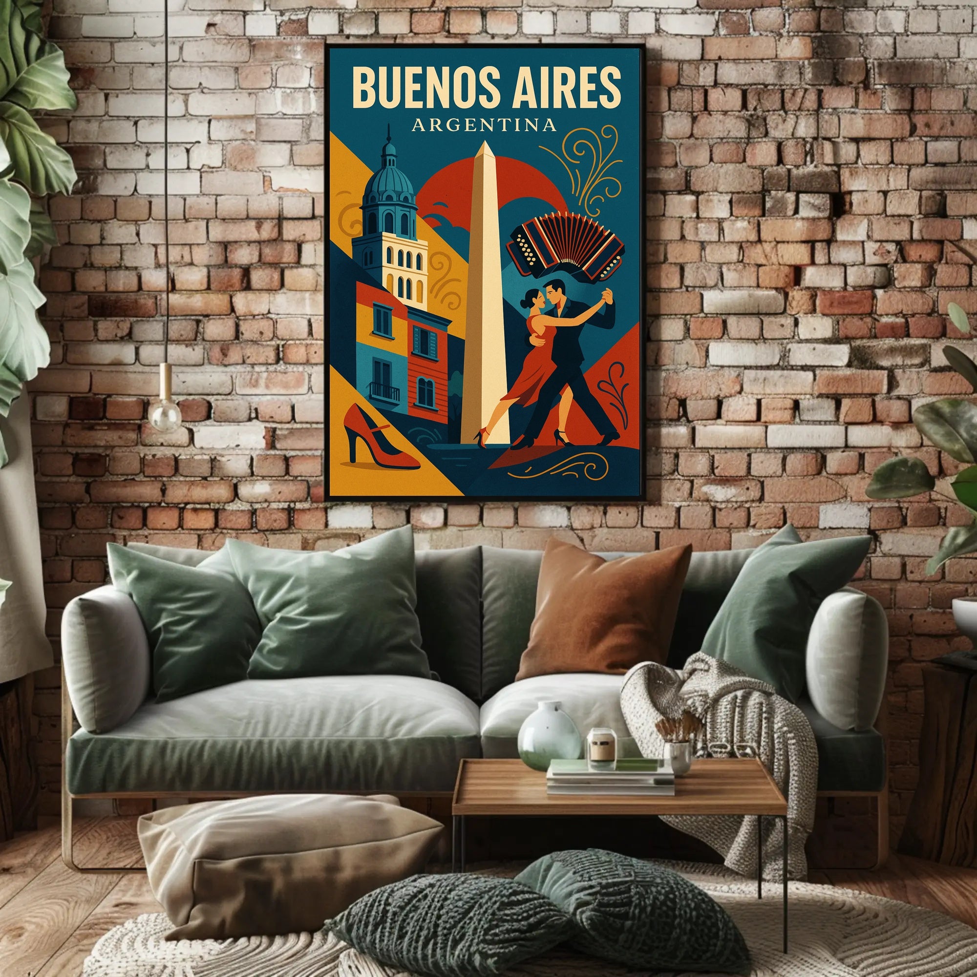 Buenos Aires  A Vibrant Cityscape Poster PosterGoat