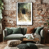 Cu Chi Tunnels Watercolor Travel Poster PosterGoat